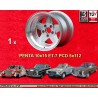 1 Felge Penta 10x15 5x112 Mercedes w107 w108 w109 Red Pig 300 SEL silver/diamond cut