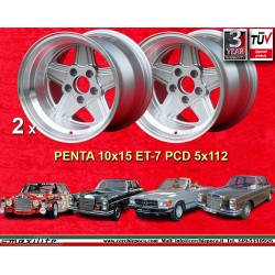 2 wheels Penta 10x15 5x112...