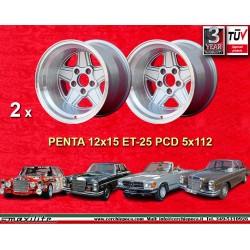 2 jantes Penta 12x15 5x112...