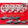 4 cerchi Penta 8x17 5x112 Mercedes w107 w108 w109 w116 w123 w126 silver/diamond cut