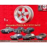 1 jante Penta 8x17 5x112 Mercedes w107 w108 w109 w116 w123 w126 silver/diamond cut