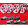 4 Felgen Penta 8x17 + 10x17 5x112 Mercedes w107 w108 w109 w116 w123 w126