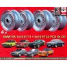 4 wheels Super RS 7x16 + 8x16 5x120 BMW serie 5 E12 E28 E34 serie 6 E24 serie 7 E23 E32 E3 E9