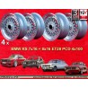 4 cerchi Super RS 7x16 + 8x16 4x100 BMW Opel Volkswagen 3 serie E21 E30 Volkswagen Golf 1-3 Scirocco 1 2 Jetta 1 2 Vento