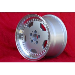 1 jante Aero 3 10x17 5x112 Mercedes 107 108 109 116 123 126  129  124 E500 silver/diamond cut