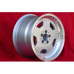 1 Felge Aero 3 10x17 5x112 Mercedes 107 108 109 116 123 126  129  124 E500 silver/diamond cut