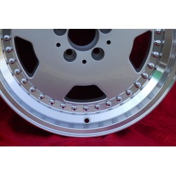 1 jante Aero 3 10x17 5x112 Mercedes 107 108 109 116 123 126  129  124 E500 silver/diamond cut