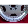 1 cerchio Aero 3 10x17 5x112 Mercedes 107 108 109 116 123 126  129  124 E500 silver/diamond cut