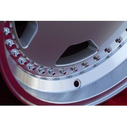 1 jante Aero 3 10x17 5x112 Mercedes 107 108 109 116 123 126  129  124 E500 silver/diamond cut