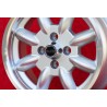 4 Felgen Minilite 6x14 4x100 BMW Opel 1502-2002 1500-2000tii 2000C CA CS 3 E21 E30   Opel Kadett B-C Manta Ascona A-B GT