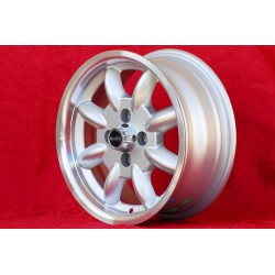 4 Felgen Minilite 6x14 4x100 BMW Opel 1502-2002 1500-2000tii 2000C CA CS 3 E21 E30   Opel Kadett B-C Manta Ascona A-B GT