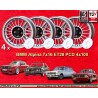 4 cerchi Alpina 7x16 4x100 BMW Opel Volkswagen 3 serie E21 E30 Volkswagen Golf 1-3 Scirocco 1 2 Jetta 1 2 Vento Passat 3