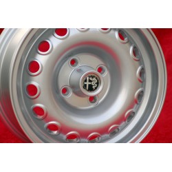 1 cerchio Campagnolo 6.5x15 4x108 Alfa Romeo Giulia 105 Berlina Coupe Spider GTA GTC silver