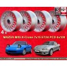 4 cerchi BBS 7x15 4x100 BMW Volkswagen Opel Mazda Audi serie 3 E21 E30 Kadett Manta Ascona MX-5 MX5 Golf Passat silver