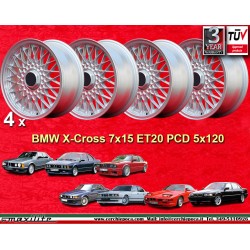 4 wheels BBS 7x15 5x120 BMW...