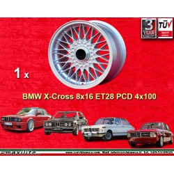 1 Felge BBS 8x16 4x100 BMW...