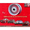 1 jante BBS 8x16 4x100 BMW Volkswagen Opel Mazda Audi M3 E30 serie 5 E12 E28 E34 serie 6 E24 serie 7 E23 E32 E3 E9 silve