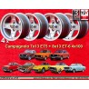 4 Felgen Campagnolo 7x13 + 8x13 4x100 BMW Opel Volkswagen  1502 1602 1802 2002 tii 3 E21 Kadett B-C Manta Ascona A-B GT 