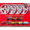 4 jantes Campagnolo 7x13 4x100 BMW Opel Volkswagen  1502 1602 1802 2002 tii 3 E21 Kadett B-C Manta Ascona A-B GT Olympia