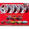 4 jantes Campagnolo 8x13 4x100 BMW Opel BMW 1502-2002 tii  E21 Opel Kadett B C Manta Ascona A B GT Rekord C silver