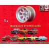 1 cerchio Minilite 8x13 4x100 BMW Opel Volkswagen  1502 1602 1802 2002 tii 3 E21 Kadett B-C Manta Ascona A-B GT Olympia 