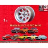 1 Felge Minilite 9x13 4x100 BMW Opel Volkswagen  1502 1602 1802 2002 tii 3 E21 Kadett B-C Manta Ascona A-B GT Olympia A 