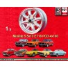 1 Felge Minilite 5.5x13 4x100 BMW Opel Volkswagen  1502 1602 1802 2002 tii 3 E21 Kadett B-C Manta Ascona A-B GT Olympia 