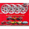 4 wheels Minilite 6x13 4x100 BMW Opel Volkswagen  1502 1602 1802 2002 tii 3 E21 Kadett B-C Manta Ascona A-B GT Olympia A