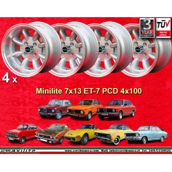 4 wheels Minilite 7x13...