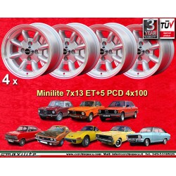 4 wheels Minilite 7x13...