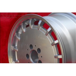 4 wheels Gullideckel 8x17 5x112 Mercedes w124 w129 w201 w203 w208 w209 w210 w170 w171 HO silver/diamond cut