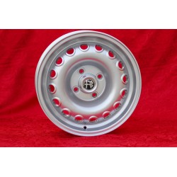 1 jante Campagnolo 6.5x15 4x108 Alfa Romeo Giulia 105 Berlina Coupe Spider GTA GTC silver