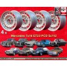 4 Felgen Barock 7x16 5x112 Mercedes w107 w108 w109 w113 w114 w115 w116 w123 w124 w126 silver