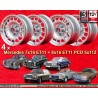 4 jantes Barock 7x16 + 8x16 5x112 Mercedes w107 w108 w109 w116 w123 w126