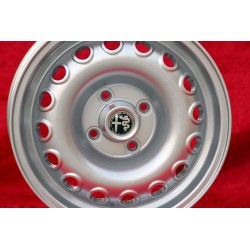 1 cerchio Campagnolo 6.5x15 4x108 Alfa Romeo Giulia 105 Berlina Coupe Spider GTA GTC silver