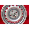 1 cerchio Campagnolo 6.5x15 4x108 Alfa Romeo Giulia 105 Berlina Coupe Spider GTA GTC silver