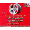 1 cerchio Campagnolo 8x13 4x98 Fiat Lancia Autobianchi 124 Abarth Berlina Coupe Spider 125 127 128 131 X19 A112 Beta Mon