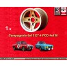 1 jante Campagnolo 8x13 4x130 Lancia Fulvia Zagato Coupe gold/diamond cut