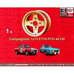 1 Felge Campagnolo 7x13 4x130 Lancia Fulvia Zagato Coupe gold