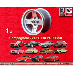 1 cerchio Campagnolo 7x13 4x98 Fiat Lancia Autobianchi 124 Abarth Berlina Coupe Spider 125 127 128 131 X19 A112 Beta Mon