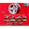 1 cerchio Campagnolo 7x13 4x98 Fiat Lancia Autobianchi 124 Abarth Berlina Coupe Spider 125 127 128 131 X19 A112 Beta Mon