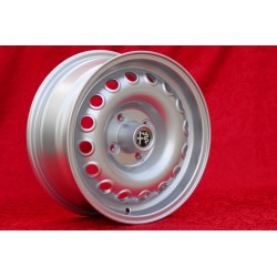 1 cerchio Campagnolo 6.5x15 4x108 Alfa Romeo Giulia 105 Berlina Coupe Spider GTA GTC silver