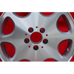 1 cerchio 8 Holes 8x17 5x112 Mercedes 107 108 109 116 123 126 polished