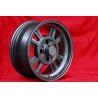 1 cerchio 432 7x15 4x114.3 Datsun Triumph 240Z 260Z 280Z 280 ZX Triumph TR2 TR3 TR3A TR4 TR4 TR5 TR250 TR6 anthracite