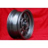 1 jante 432 7x15 4x114.3 Datsun Triumph 240Z 260Z 280Z 280 ZX Triumph TR2 TR3 TR3A TR4 TR4 TR5 TR250 TR6 anthracite