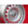 1 Felge Campagnolo 6.5x15 4x108 Alfa Romeo Giulia 105 Berlina Coupe Spider GTA GTC silver