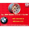 1 cerchio Minilite 7x13 4x100 BMW Opel Volkswagen  1502 1602 1802 2002 tii 3 E21 Kadett B-C Manta Ascona A-B GT Olympia 