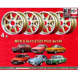 4 cerchi MTX 5.5x13 4x130...