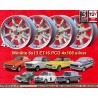 4 jantes Minilite 6x13 4x108 Ford Lotus Talbot Sunbeam Escort Mk1-2 Capri Cortina Caterham Seven Westfield silver/diamon