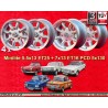 4 cerchi Minilite 5.5x13 + 7x13 5x130 Honda NSU Honda S600 S800 NSU TT TTS 110 1200C Wankelspider